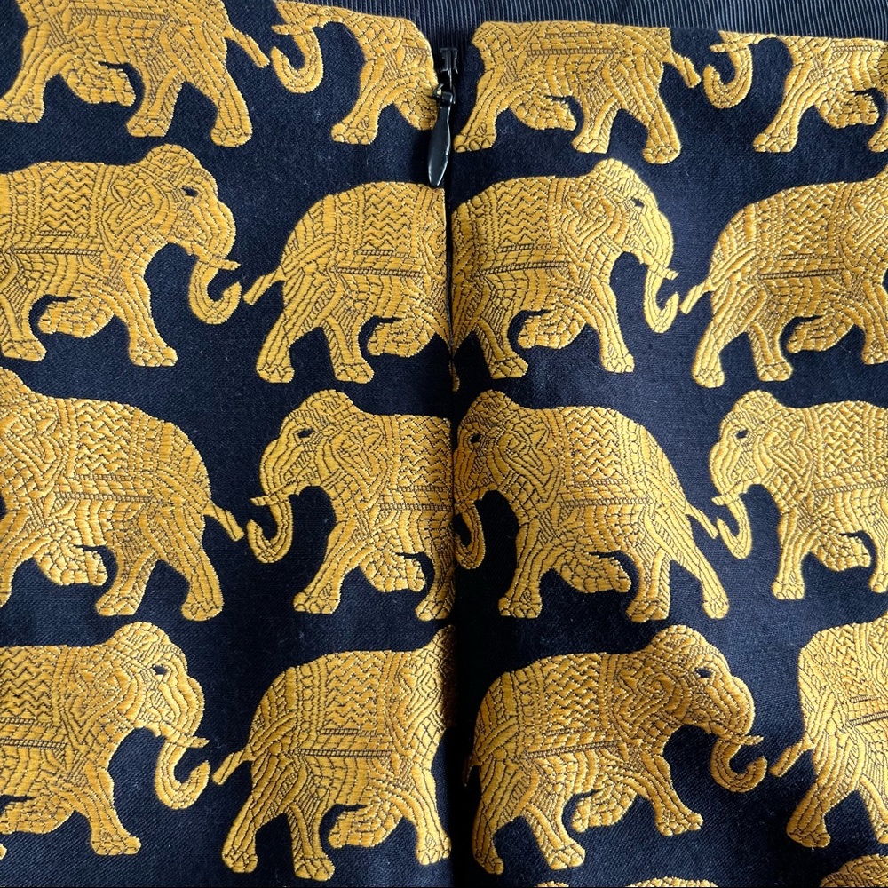 NWOT J. Crew Origami Skirt in Elephant Parade SIZE 4 - Picture 5 of 8